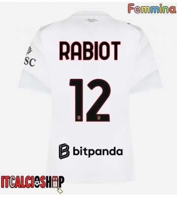 AC Milan Adrien Rabiot #12 Seconda Maglia Femmina 2026-27 Manica Corta